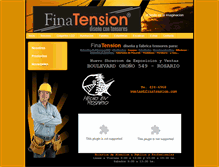 Tablet Screenshot of finatension.com